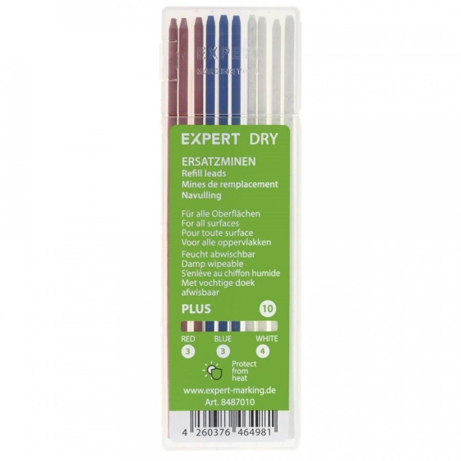 EXPERT DRY Ersatzminen-Set Plus für Markierstift (10 Stk.)