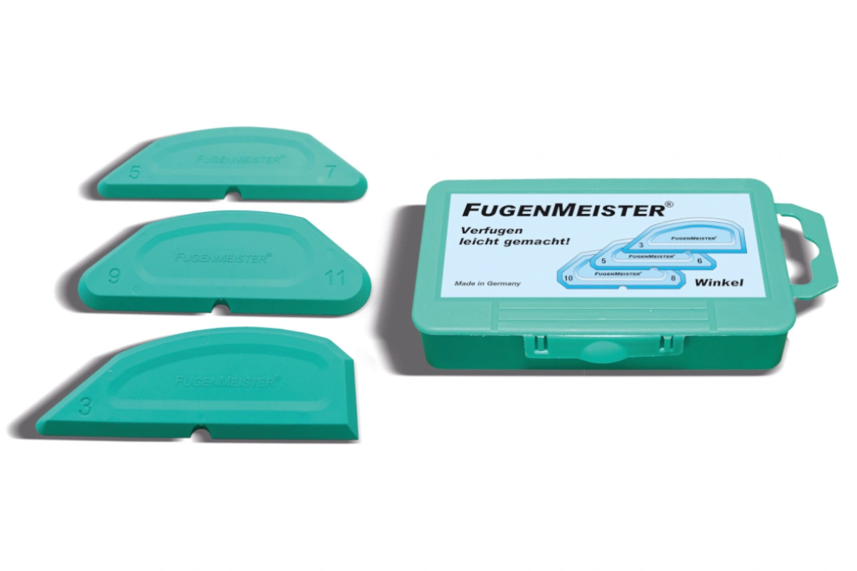 Silikonabzieher Fugenmeister  Winkel 3er Set