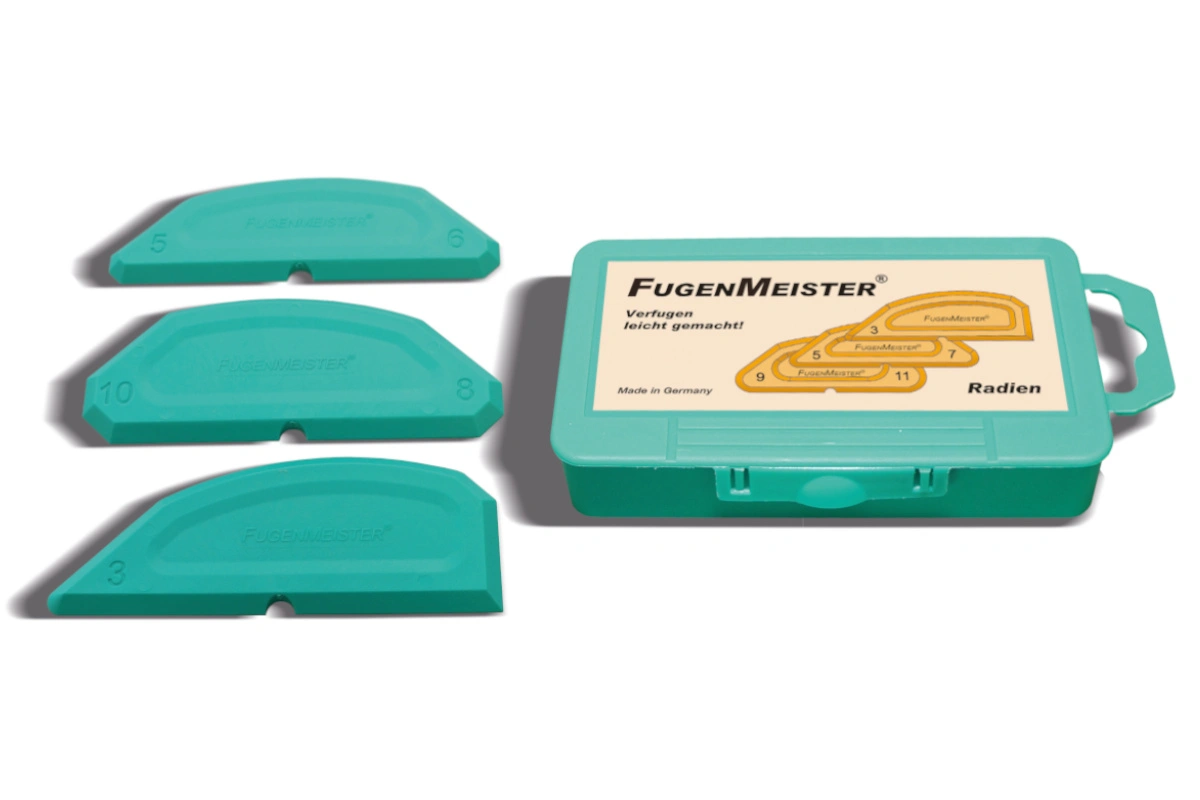 Silikonabzieher Fugenmeister Radien 3er Set