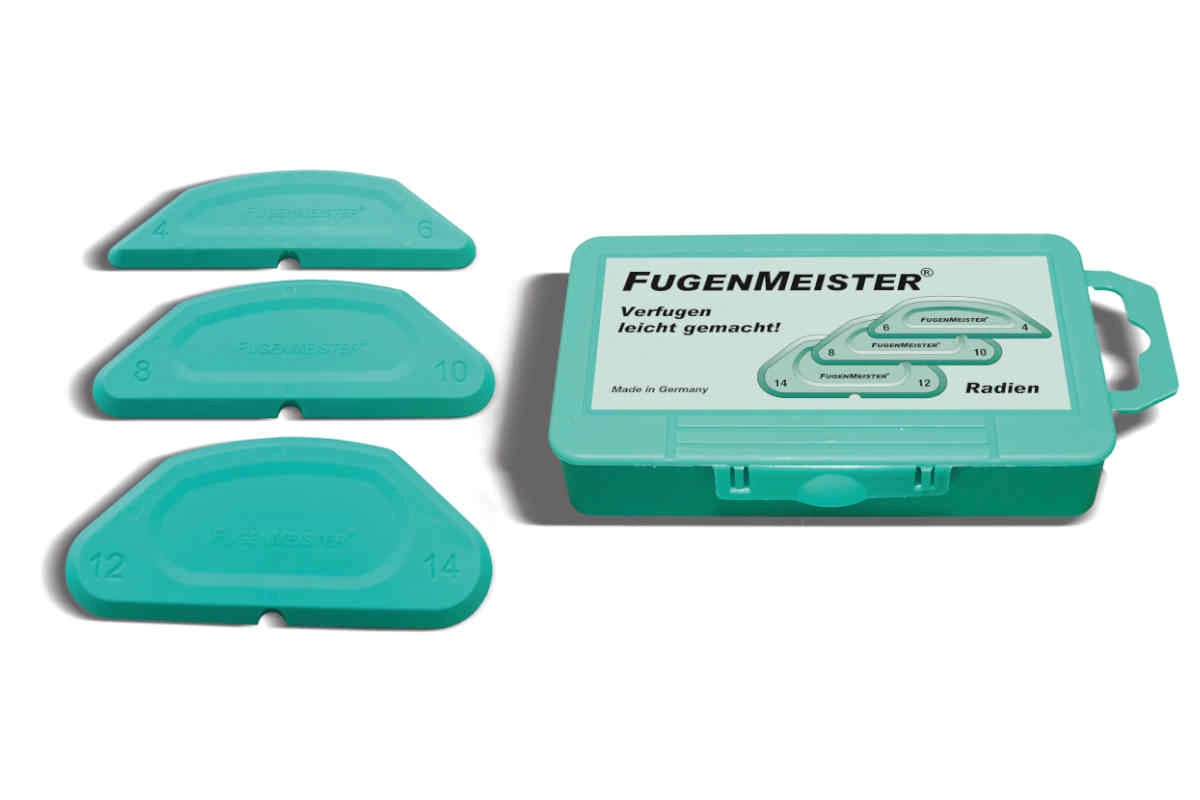 Silikonabzieher Fugenmeister  Radien 3er Set
