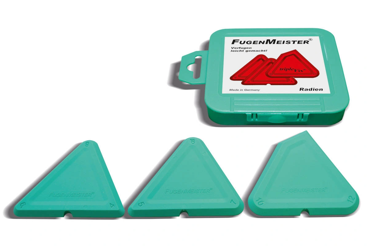 Silikonabzieher Fugenmeister  Dreiecke 3er Set