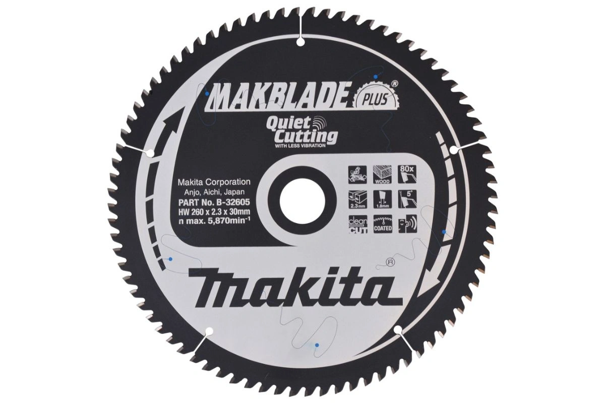Makita Sägeblatt 260/30mm B-32605