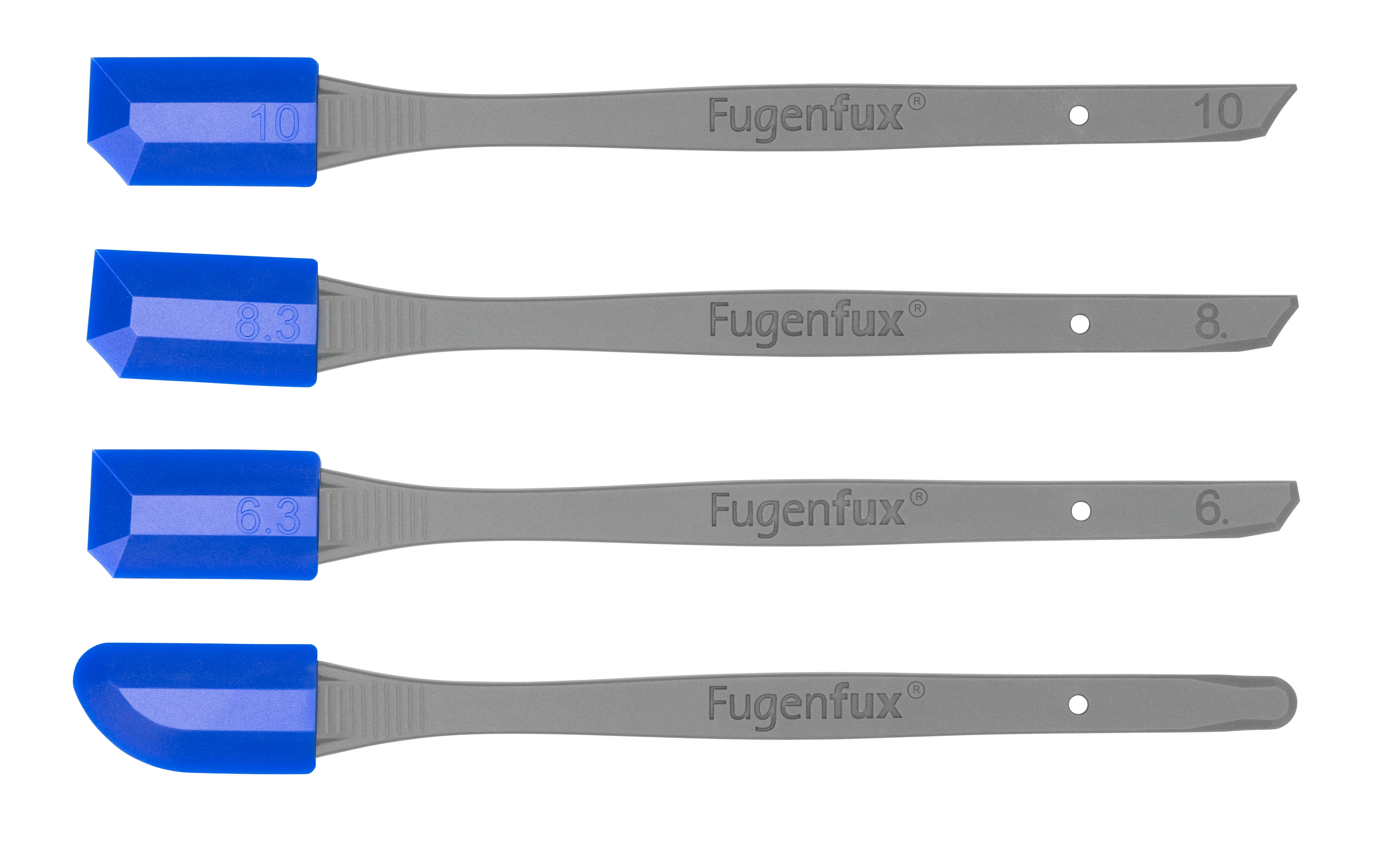 Fugenfux Fugenabzieher blau Klassik 4er Set