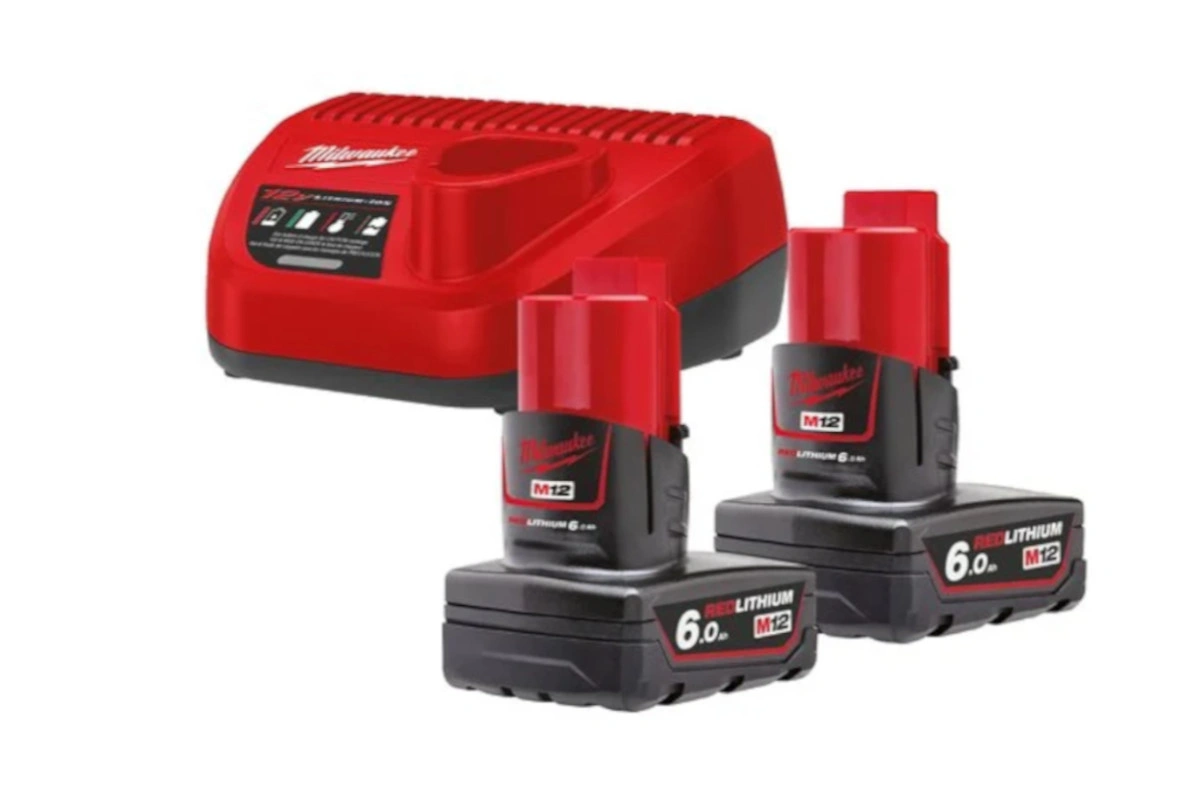 Milwaukee 12V Akku Starterset 12V/6,0Ah 2er-Set 4933451903